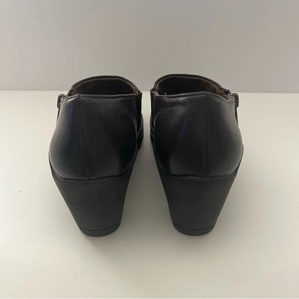 NEW Aerosoles Womens Dark Brown Sz 5.5  Side Zip Ankle Comfort Bootie Shooties